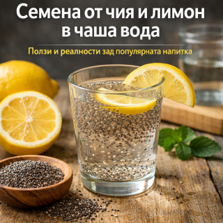 Семена от чия с лимон и чаша вода – сутрешното кафе за разумните