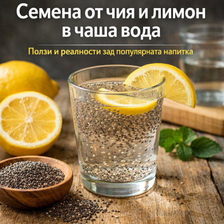 Семена от чия с лимон и чаша вода – сутрешното кафе за разумните